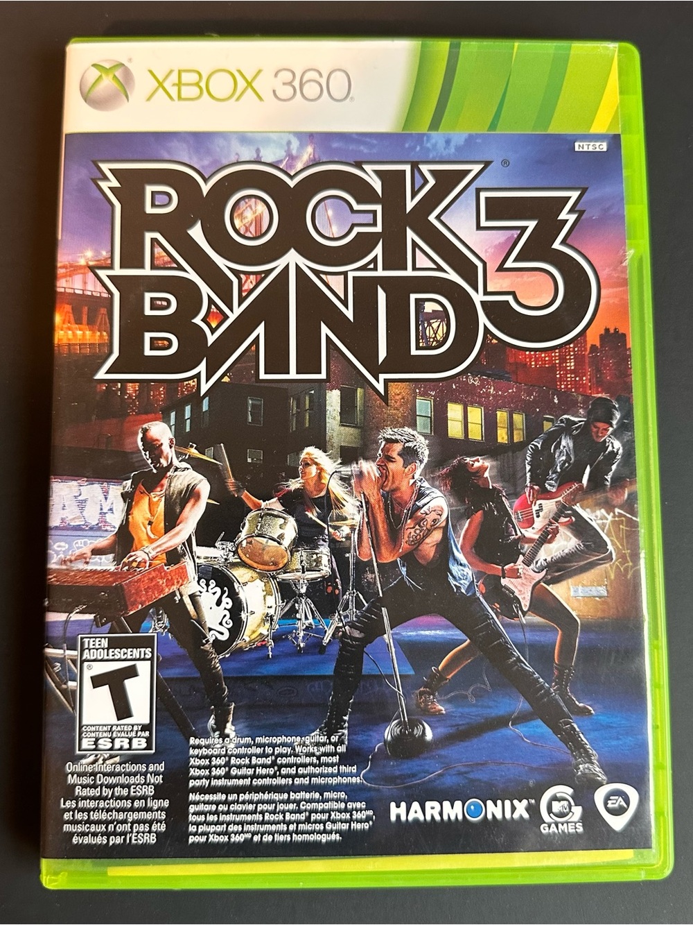 Rock Band 3 (Xbox 360, 2010) - Complete In Box Video Game CIB - Tested✅